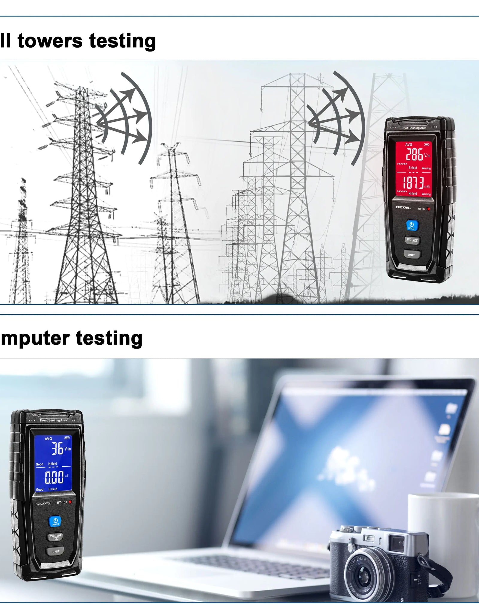 Electromagnetic Field Radiation Detector Tester
