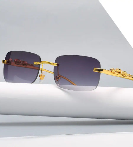 Rimless Square Sunglasses